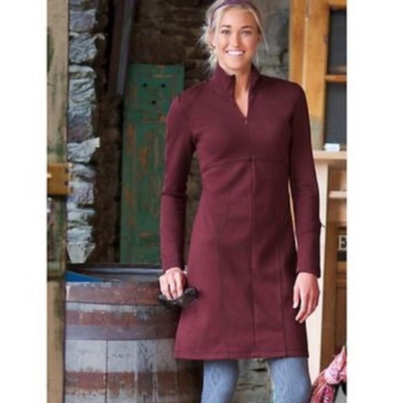 Dresses & Skirts - Athleta Cassidy Ponte Zip Sweatshirt Dress M